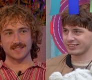 Big Brother housemates Matty (left) and Jordan (right).