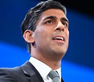 Rishi Sunak during the Conservative Party Conference.