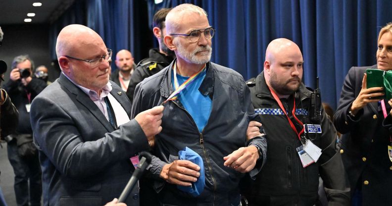 Andrew Boff is removed from the Conservative Party Conference.