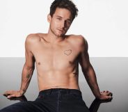 Brandon Flynn strips off to his underwear for new Calvin Klein campaign.