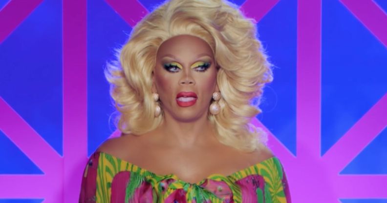 Drag Race UK still showing RuPaul.