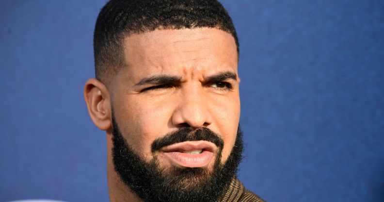 Drake looking confused.