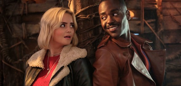 First look at Millie Gibson (L) and Ncuti Gatwa (R) in Doctor Who Christmas Special