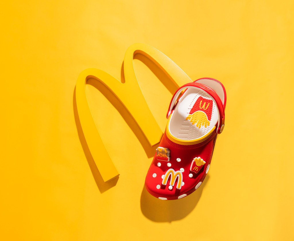 McDonald's x Crocs collaboration.