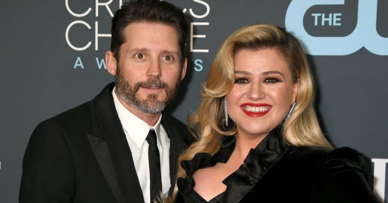 Brandon Blackstock and Kelly Clarkson.