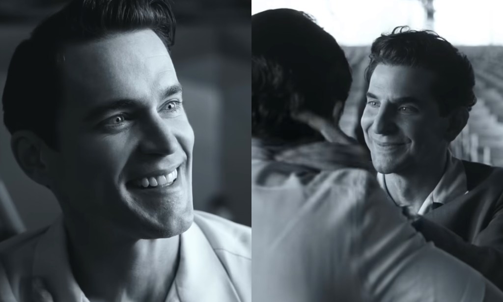 Matt Bomer plays Leonard Bernstein's lover, David Oppenheim.