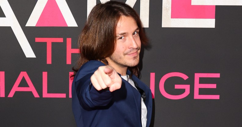 LOS ANGELES, CALIFORNIA - NOVEMBER 30: Phill Cain is one of two LGBTQ players to make the Squid Game final. Pictured attending the 'Squid Game: The Challenge' Celebration at the Trials Live Experience Space on November 30, 2023 in Los Angeles, California. (Photo by Joe Scarnici/Getty Images for Netflix)