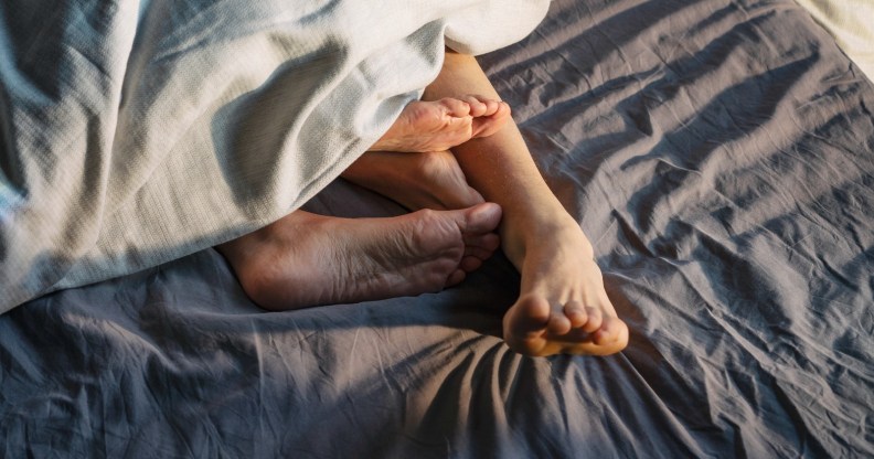 Couple in bed